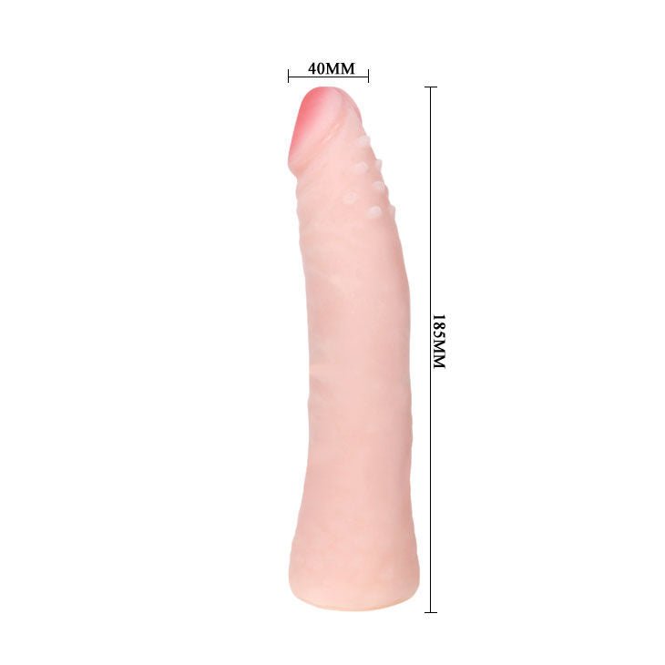 BAILE - DILDO DE SILICONE REALISTIC SKIN TOUCH 19 CM COR DA CAIXA ALEATÓRIA - Toys "n" Us