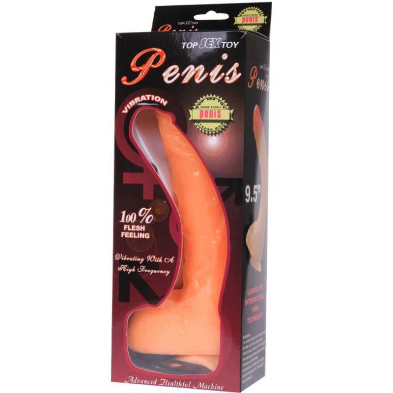 BAILE - DILDO DE VIBRAO DE PÊNIS COM SENSAO REALÍSTICA DE VIBRAO - Toys "n" Us