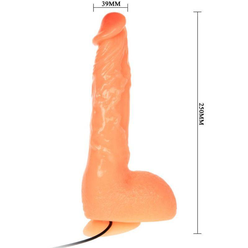BAILE - DILDO DE VIBRAO DE PÊNIS COM SENSAO REALÍSTICA DE VIBRAO - Toys "n" Us