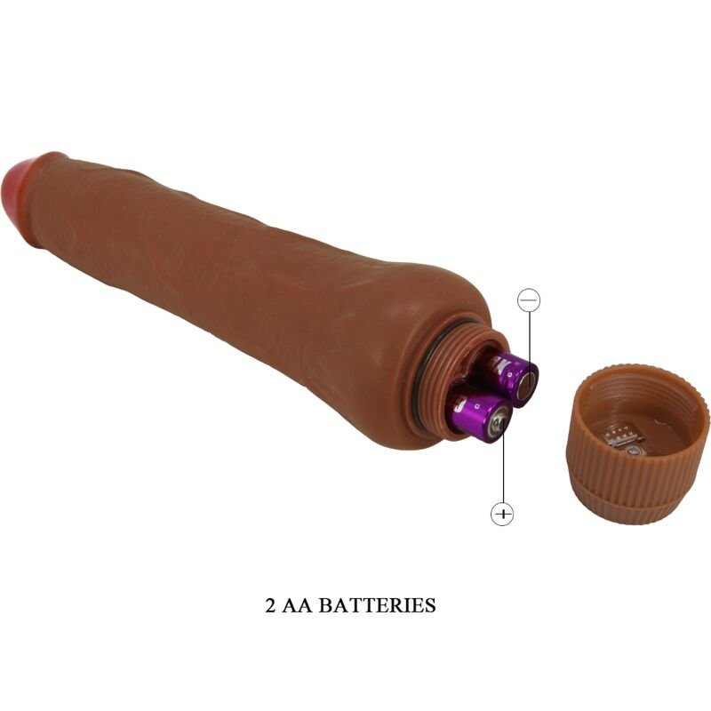 BAILE - DRYAD REALISTIC VIBRATOR 25 CM MULATTO - Toys "n" Us