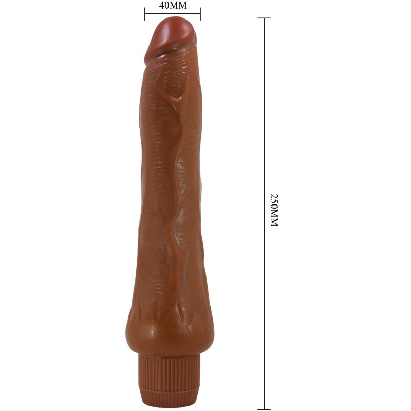 BAILE - DRYAD REALISTIC VIBRATOR 25 CM MULATTO - Toys "n" Us