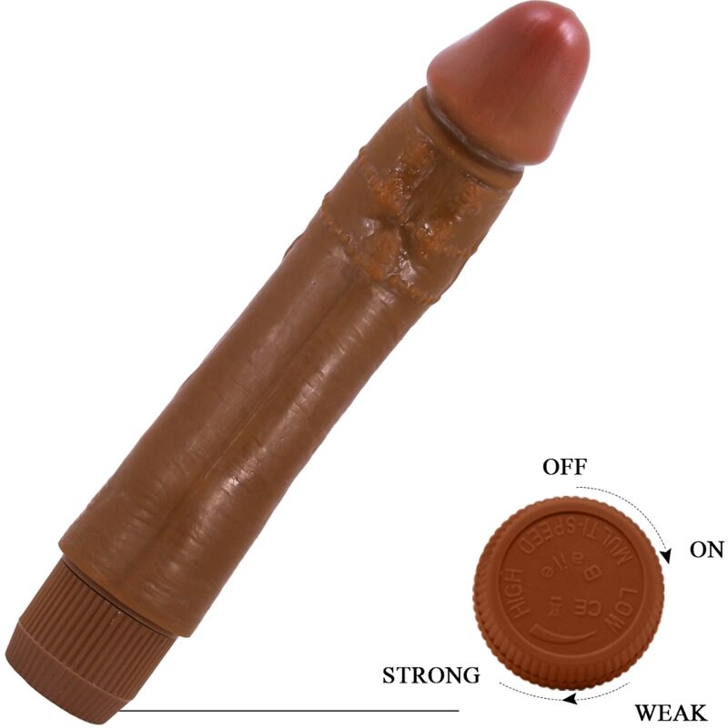 BAILE - DYBBUK REALISTIC VIBRATOR 24 CM MULATTO - Toys "n" Us