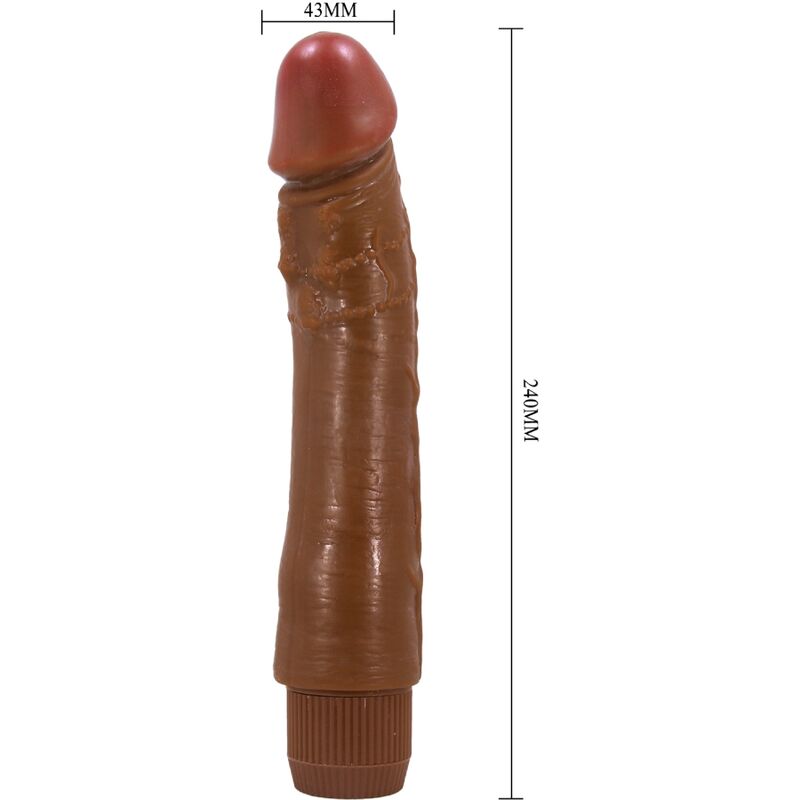 BAILE - DYBBUK REALISTIC VIBRATOR 24 CM MULATTO - Toys "n" Us