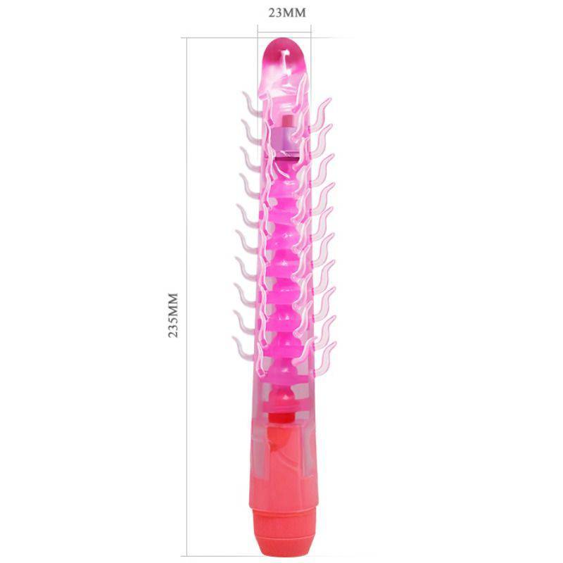 BAILE - FLEXI VIBE SENSUAL SPINE DILDO VIBRATÓRIO DOBRVEL LILAL 23.5 CM - Toys "n" Us