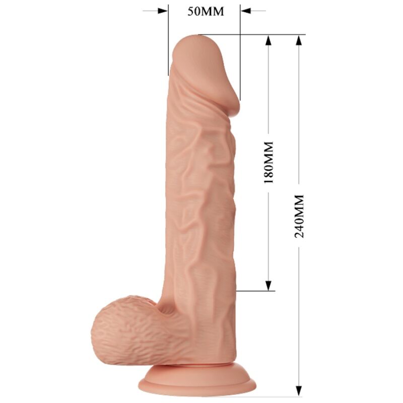 BAILE - LINDO ENCONTRO VIBRAO BURAQ 24 CM NATURAL - Toys "n" Us
