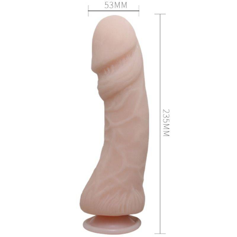 BAILE - O DILDO DE PÊNIS GRANDE COM VIBRAO NATURAL 23.5 CM - Toys "n" Us