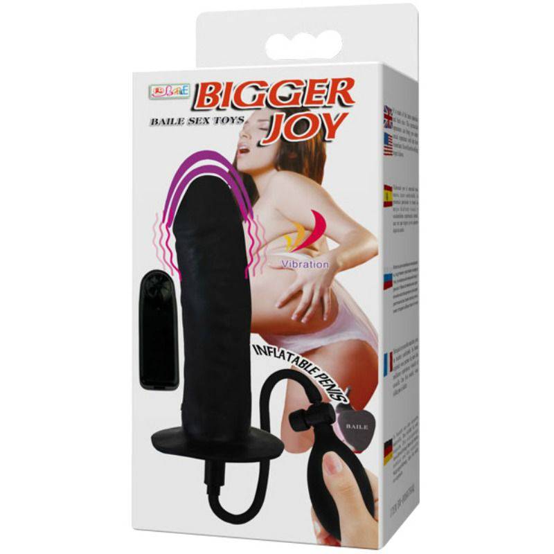 BAILE - PÊNIS INFLVEL BIGGER JOY COM VIBRAO 16 CM - Toys "n" Us