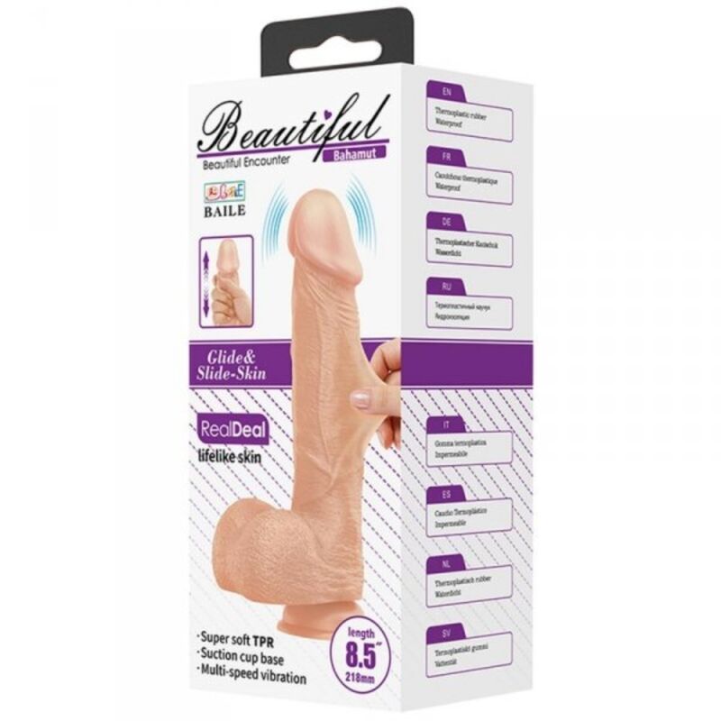 BAILE - PRETTY LOVE ENCONTRO VIBRAO BAHAMUT 21.8 CM NATURAL - Toys "n" Us