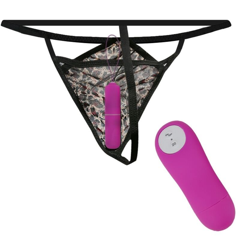 BAILE - THONG WITH VIBRATING BULLET AND CONTROL PURPLE - Toys "n" Us