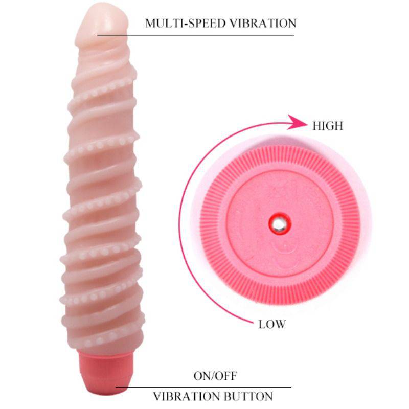 BAILE - VIBRADOR ESPIRAL SENSUAL FLEXI VIBE 19.5 CM - Toys "n" Us
