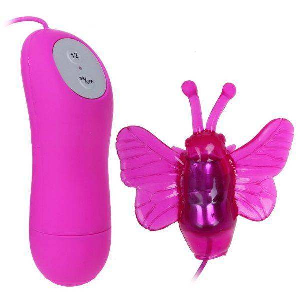 BAILE - VIBRADOR ESTIMULADOR DE BORBOLETA SECRETO PRETTY LOVE 12V - Toys "n" Us