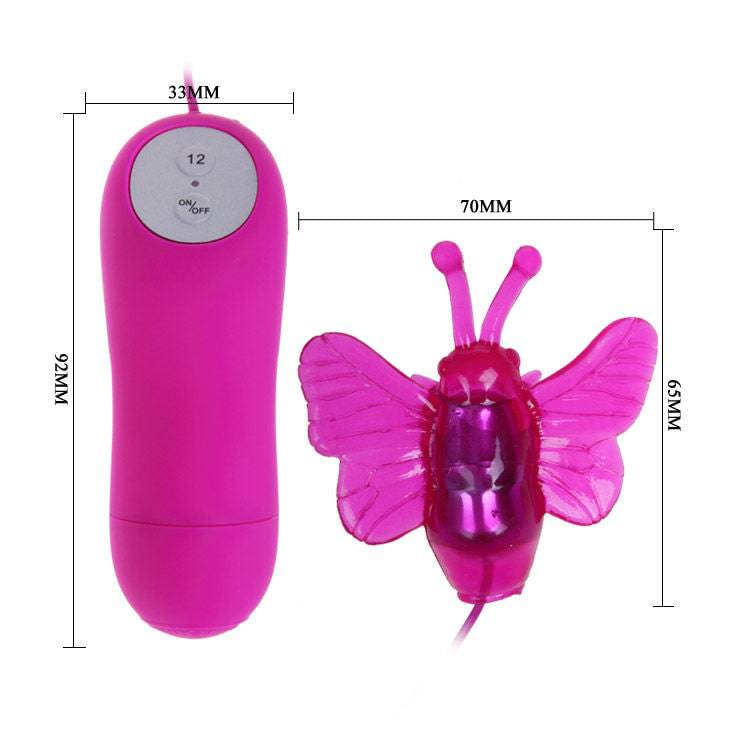 BAILE - VIBRADOR ESTIMULADOR DE BORBOLETA SECRETO PRETTY LOVE 12V - Toys "n" Us