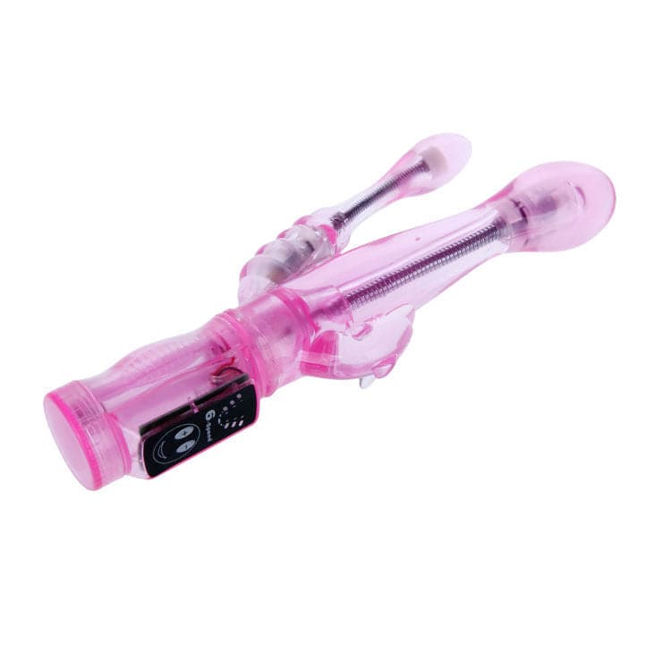 BAILE - VIBRADOR FLEXÍVEL COM ESTIMULADOR ANAL - Toys "n" Us