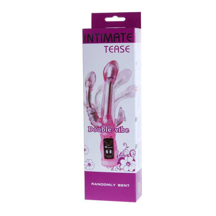 BAILE - VIBRADOR FLEXÍVEL COM ESTIMULADOR ANAL - Toys "n" Us