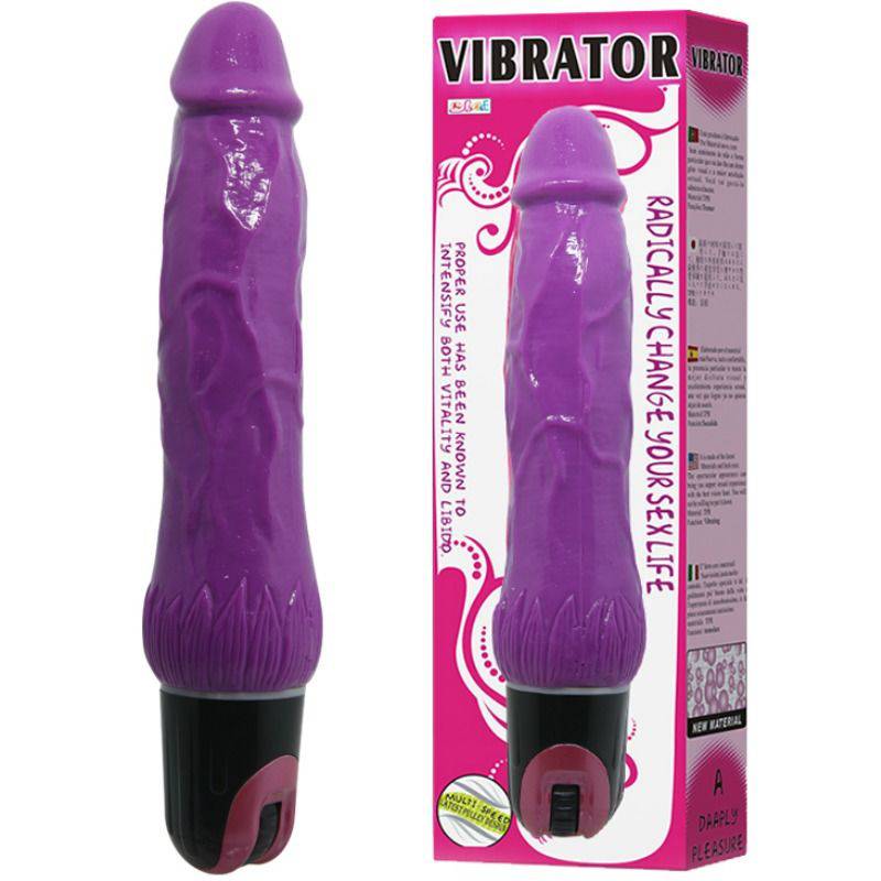 BAILE - VIBRADOR MULTIVELOCIDADE DAAPLY PLEASURE ROXO - Toys "n" Us