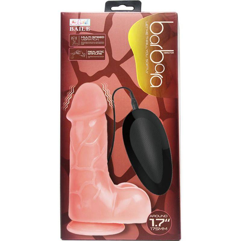 BAILE - VIBRADOR REALISTA NATURAL BARBARA 22 CM - Toys "n" Us