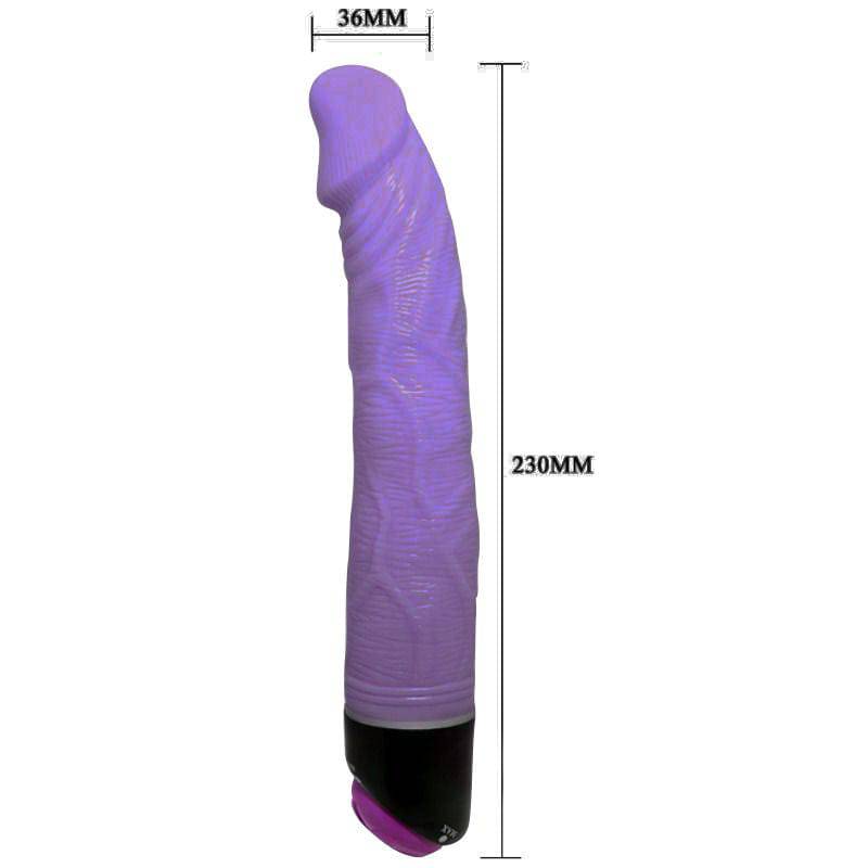 BAILE - VIBRADOR REALÍSTICO ADOUR CLUB 23 CM LIlás - Toys "n" Us