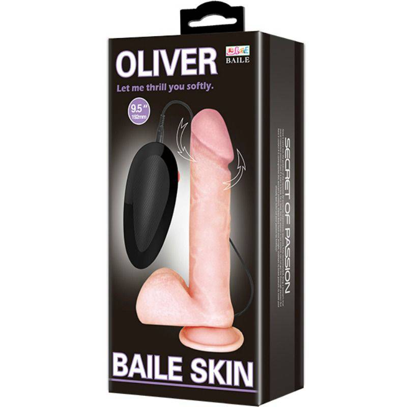 BAILE - VIBRADOR REALÍSTICO OLIVER COM FUNO DE ROTAO - Toys "n" Us