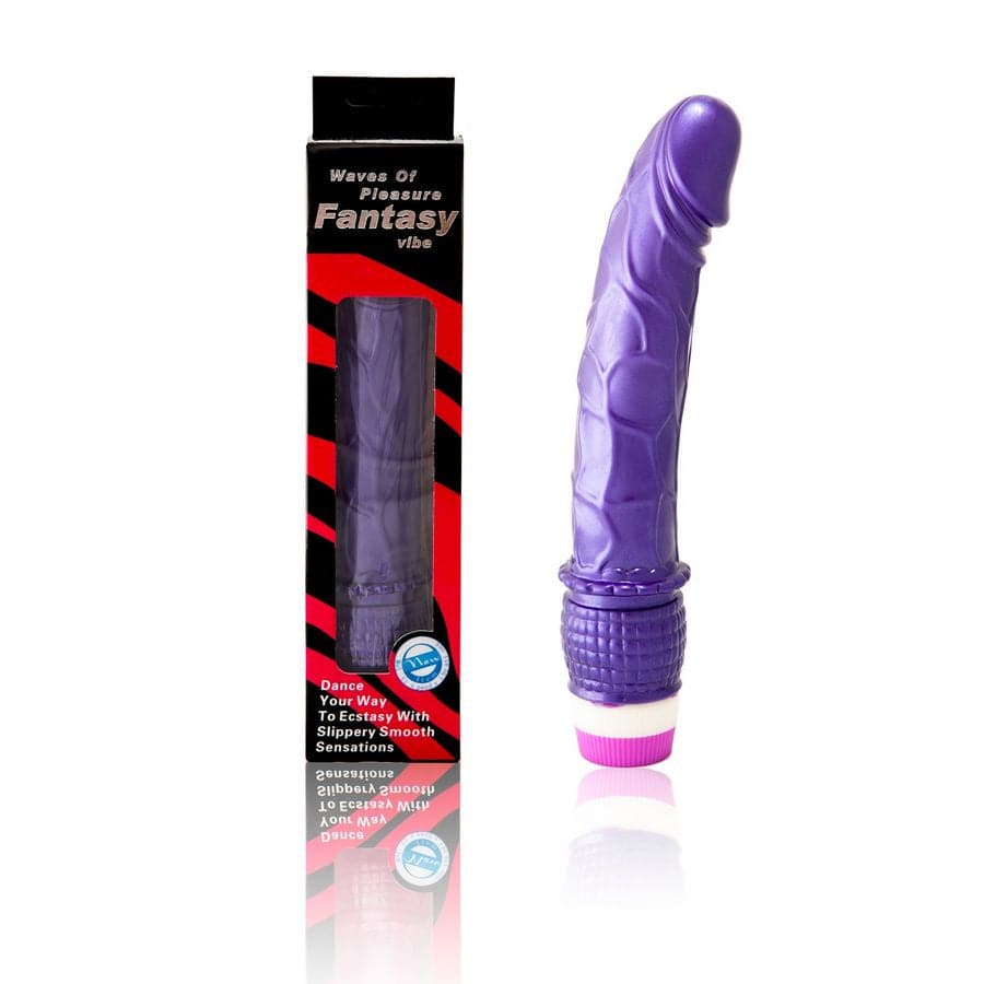 BAILE - VIBRADOR WAVES OF PLEASURE 23 CM ROXO - Toys "n" Us
