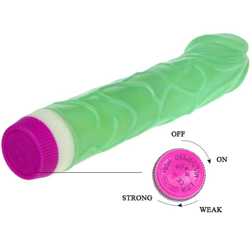 BAILE - VIBRADOR WAVES OF PLEASURE 23 CM VERDE - Toys "n" Us