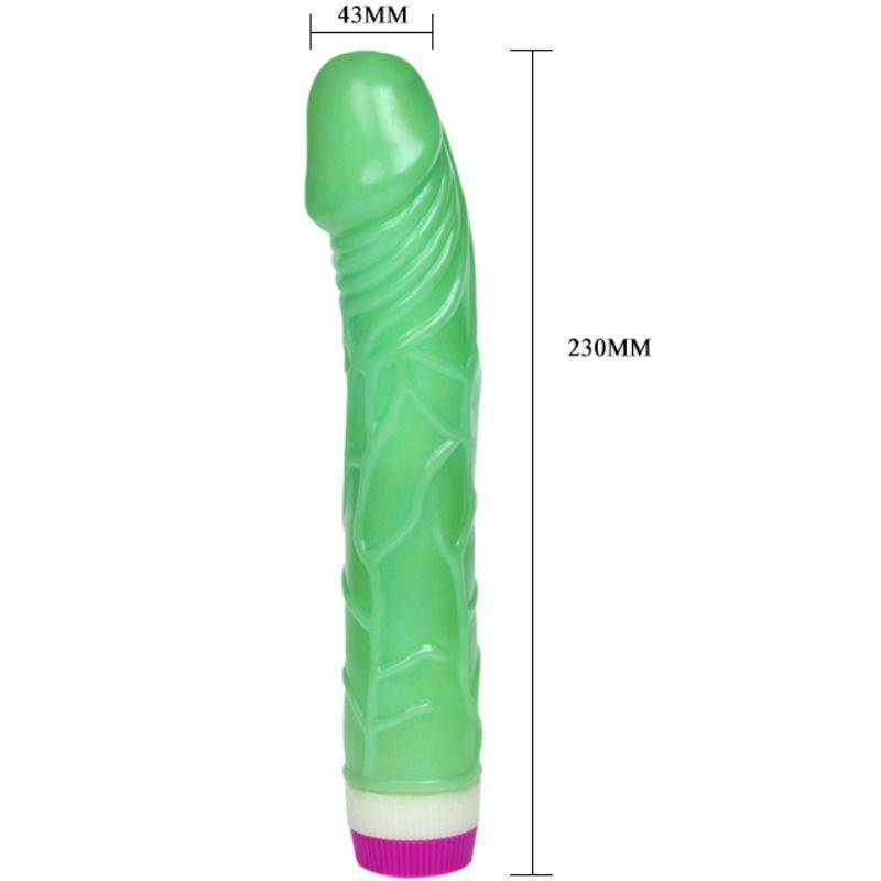 BAILE - VIBRADOR WAVES OF PLEASURE 23 CM VERDE - Toys "n" Us