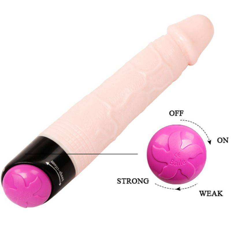 BAILE - VIBRAO E ROTAO SEXUAL COLORIDA 24 CM - Toys "n" Us