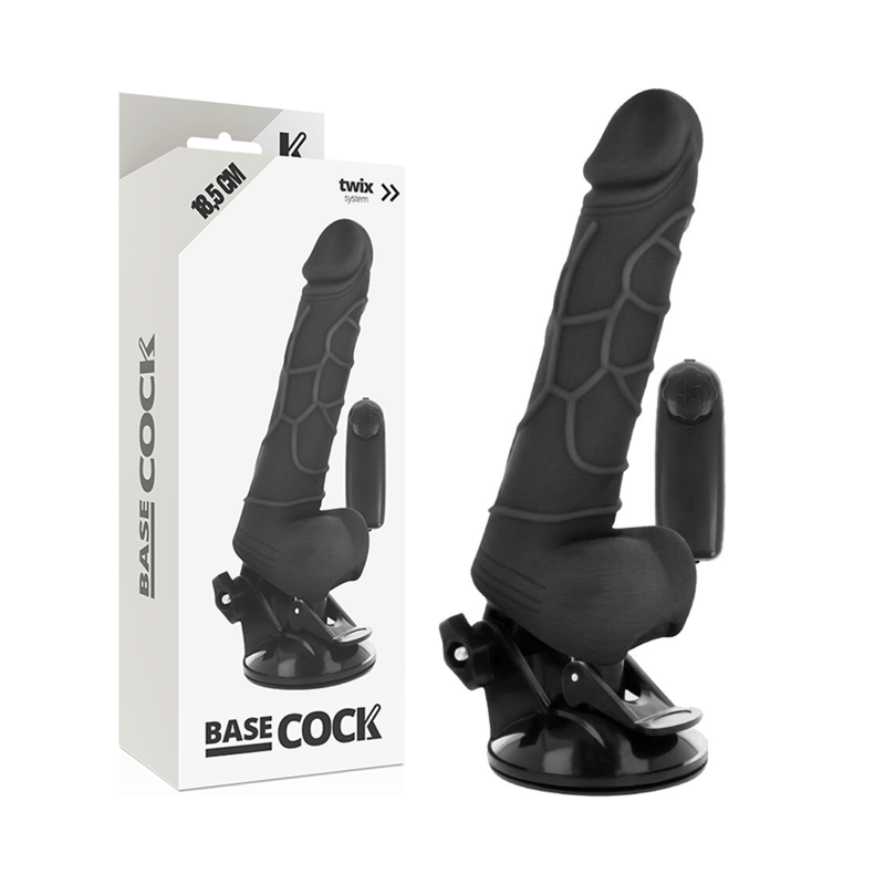 BASECOCK - VIBRADOR DE CONTROLE REMOTO NATURAL REALISTA 18.5 CM - O - 4CM - Toys "n" Us