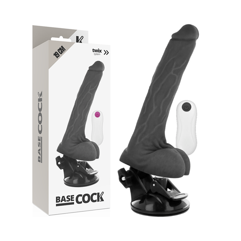 BASECOCK - VIBRADOR DE CONTROLE REMOTO NATURAL REALISTA 19 CM - O - 4 CM - Toys "n" Us