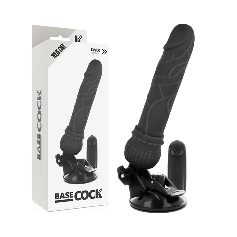 BASECOCK - VIBRADOR DE CONTROLE REMOTO NATURAL REALISTA BASECOCK 19,5 CM - Toys "n" Us