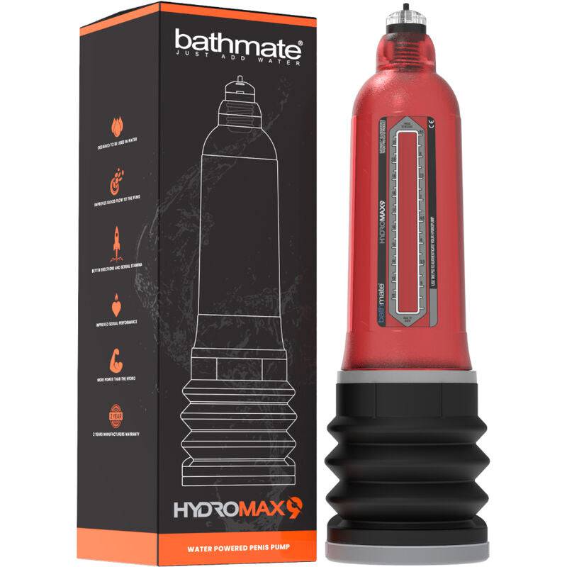 BATHMATE - HYDROMAX 9 BOMBA DE AUMENTO DO PÉNIS VERMELHA - Toys "n" Us