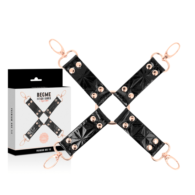 BEGME - BLACK EDITION HOG TIE DE COURO VEGANO - Toys "n" Us