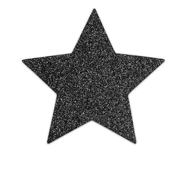 BIJOUX - INDISCRETS BLACK STAR FLASH NIPPLE CAPS - Toys "n" Us