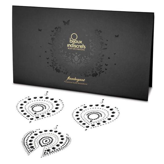 BIJOUX - INDISCRETS FLAMBOYANT PRETO & PRATA - Toys "n" Us