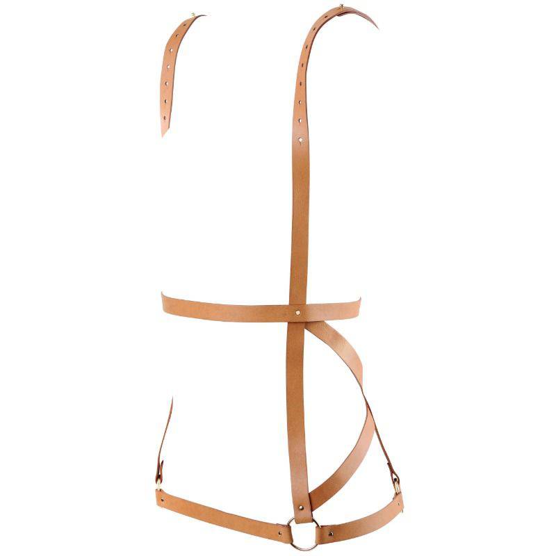BIJOUX - INDISCRETS MAZE HARNESS FORMA DE VESTIDO - MARROM - Toys "n" Us