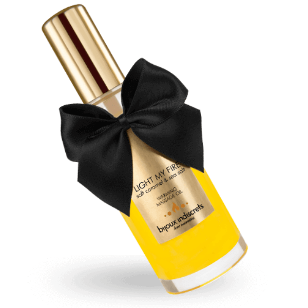 BIJOUX - ÓLEO DE MASSAGEM EFEITO CALOR AROMA CARAMELO - Toys "n" Us
