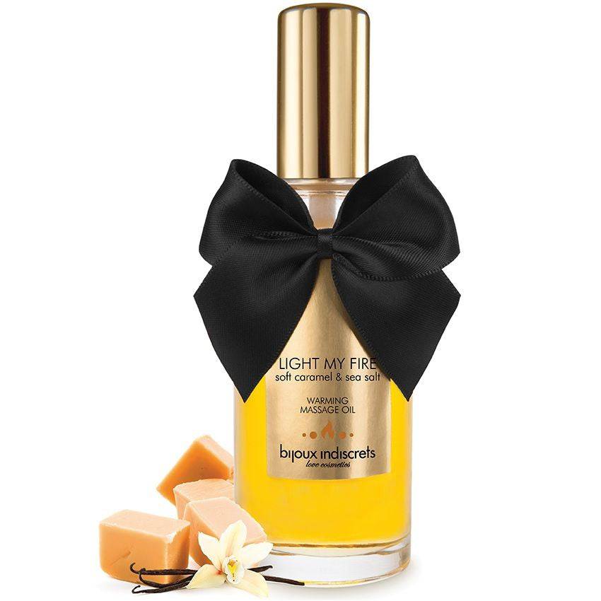 BIJOUX - ÓLEO DE MASSAGEM EFEITO CALOR AROMA CARAMELO - Toys "n" Us