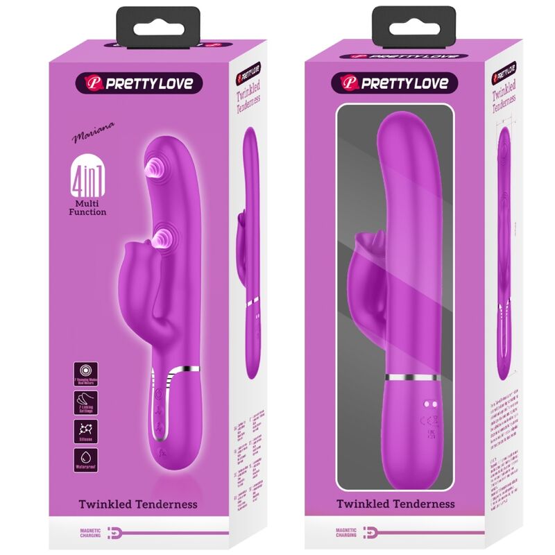 BONITO AMOR - VIBRADOR DE COELHO COM LAMBEDURA FÚCSIA - Toys "n" Us