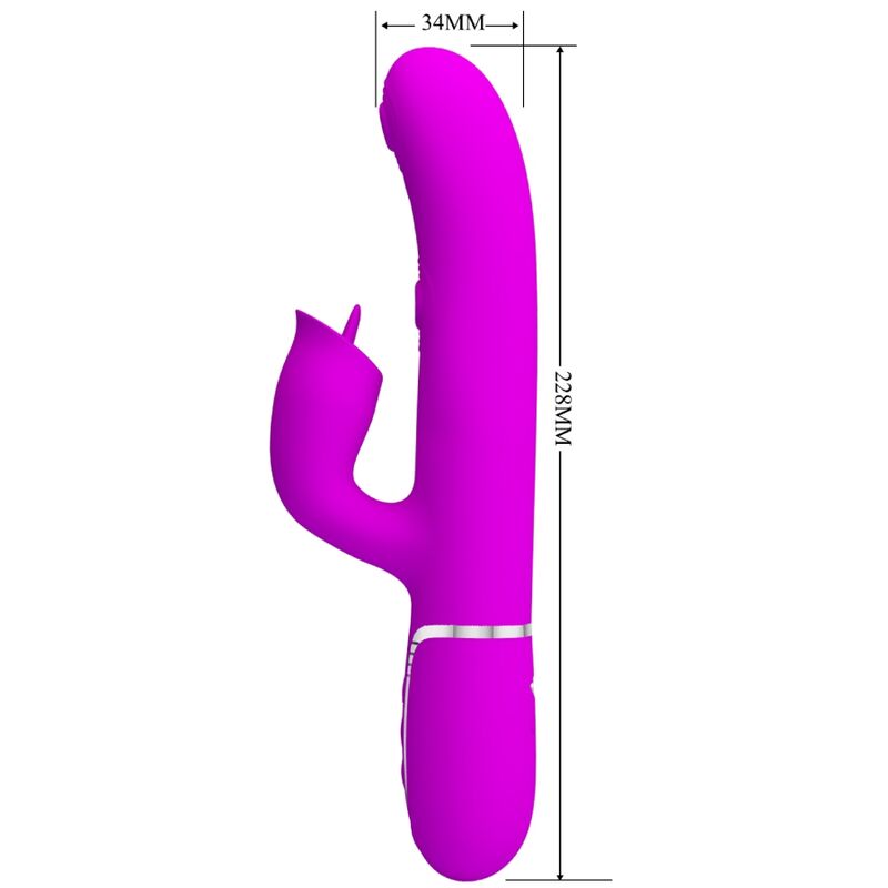 BONITO AMOR - VIBRADOR DE COELHO COM LAMBEDURA FÚCSIA - Toys "n" Us