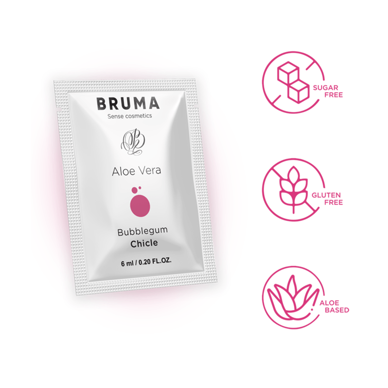 BRUMA - GEL DESLIZANTE DE ALOE VERA SABOR BUBBLEGUM 6 ML - Toys "n" Us