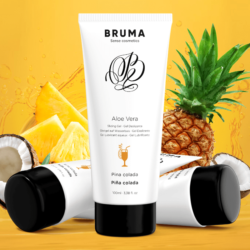 BRUMA - GEL DESLIZANTE DE ALOE VERA SABOR PINA COLADA 100 ML - Toys "n" Us