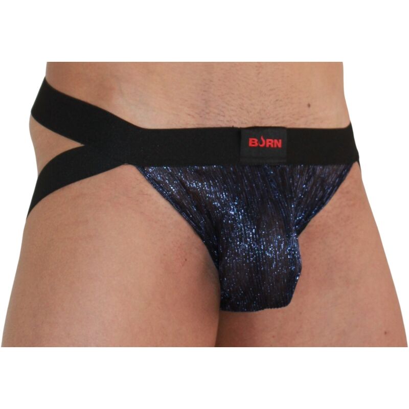 BURN - 006 JOCK SHINY BLUE / BLACK XL - Toys "n" Us