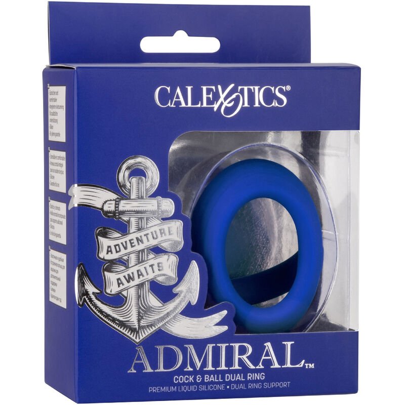 CALEXOTICS - ADMIRAL COCK BALL ANEL DUPLO AZUL - Toys "n" Us