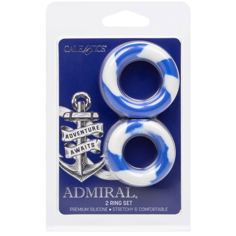 CALEXOTICS - ADMIRAL CONJUNTO 2 ANÉIS PARA O PÉNIS - Toys "n" Us
