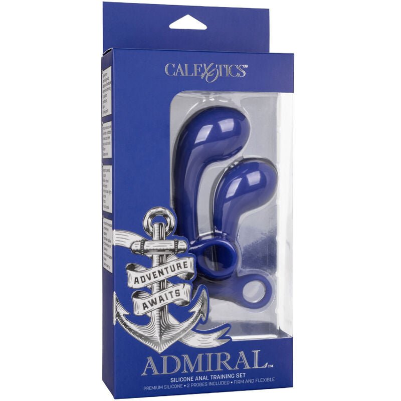 CALEXOTICS - ADMIRAL CONJUNTO 2 PLUG ANAL AZUL - Toys "n" Us