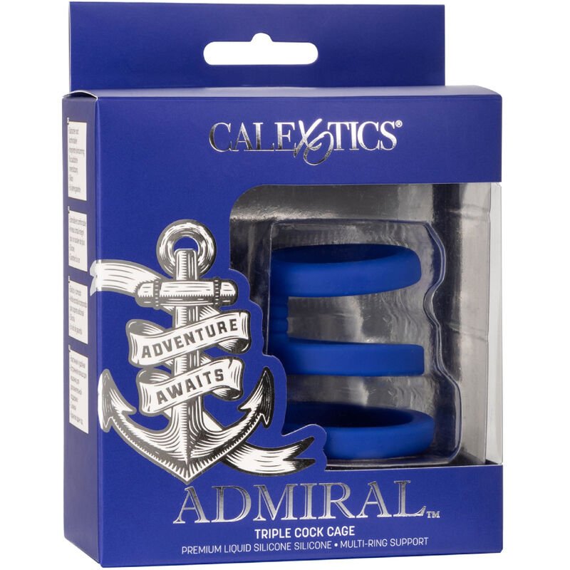 CALEXOTICS - ADMIRAL GAIOLA TRIPLA AZUL - Toys "n" Us