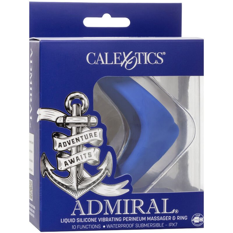 CALEXOTICS - ADMIRAL MASSAJADOR DE PERÍNEO AZUL - Toys "n" Us