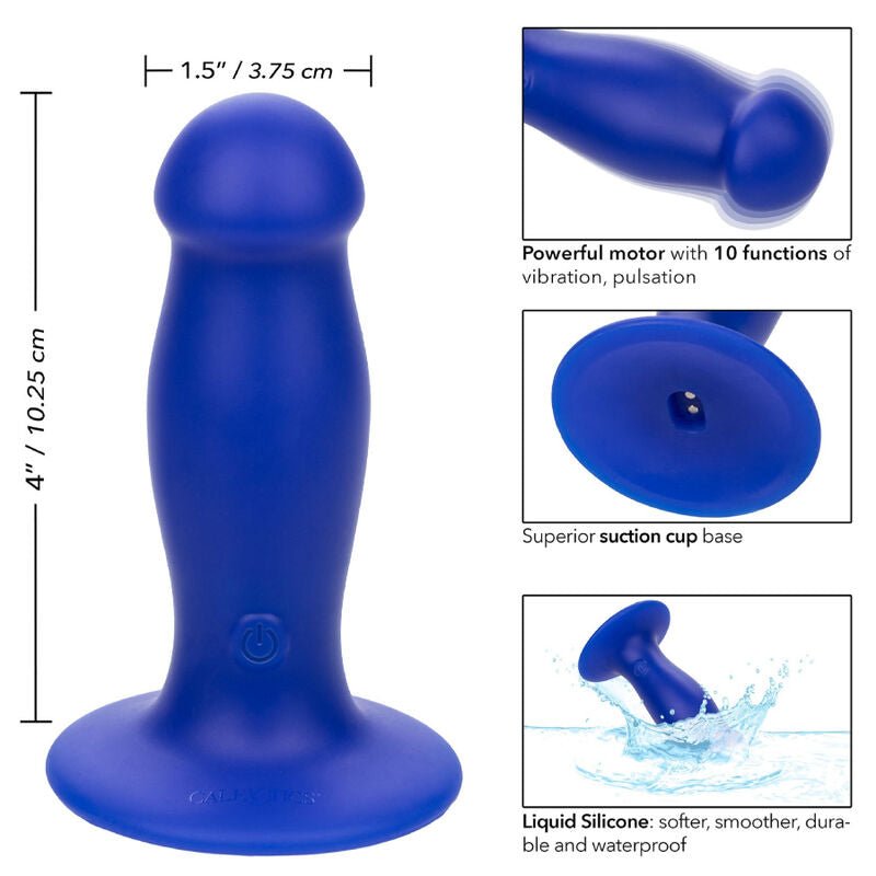 CALEXOTICS - ADMIRAL VIBRADOR ANAL PLUG PRIMEIRO IMEDIATO AZUL - Toys "n" Us