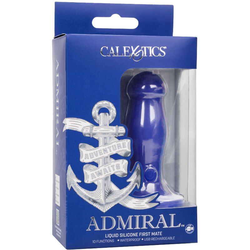CALEXOTICS - ADMIRAL VIBRADOR ANAL PLUG PRIMEIRO IMEDIATO AZUL - Toys "n" Us
