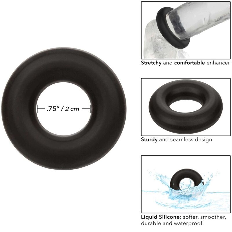 CALEXOTICS - ALPHA PROLONG MEDIUM RING BLACK - Toys "n" Us