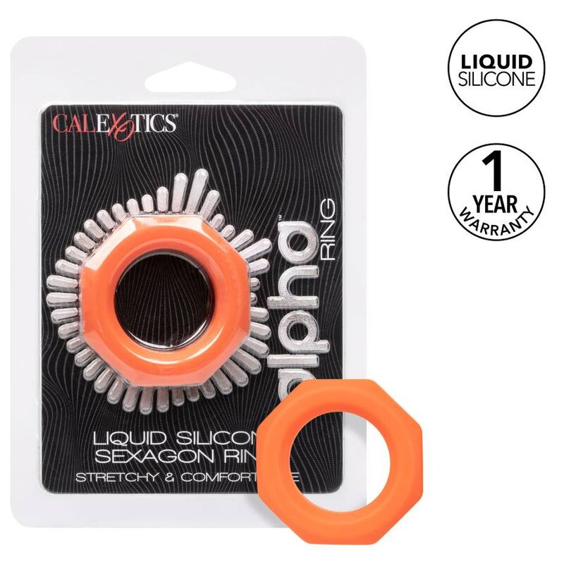 CALEXOTICS - ANEL ALPHA SEXAGON LARANJA - Toys "n" Us